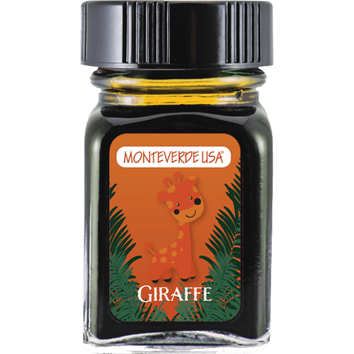 Monteverde Ink Bottle - Jungle Giraffe (Orange) - 30 ml - Pen Boutique Ltd