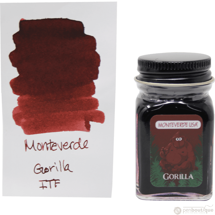 Monteverde Ink Bottle - Jungle Gorilla (Red) - 30 ml - Pen Boutique Ltd