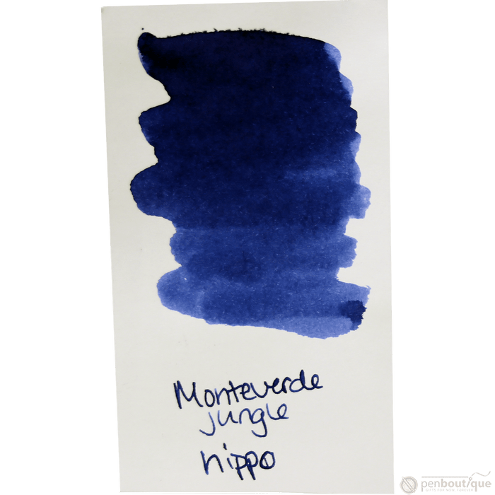 Monteverde Ink Bottle - Jungle Hippo (Dark Blue) - 30 ml - Pen Boutique Ltd