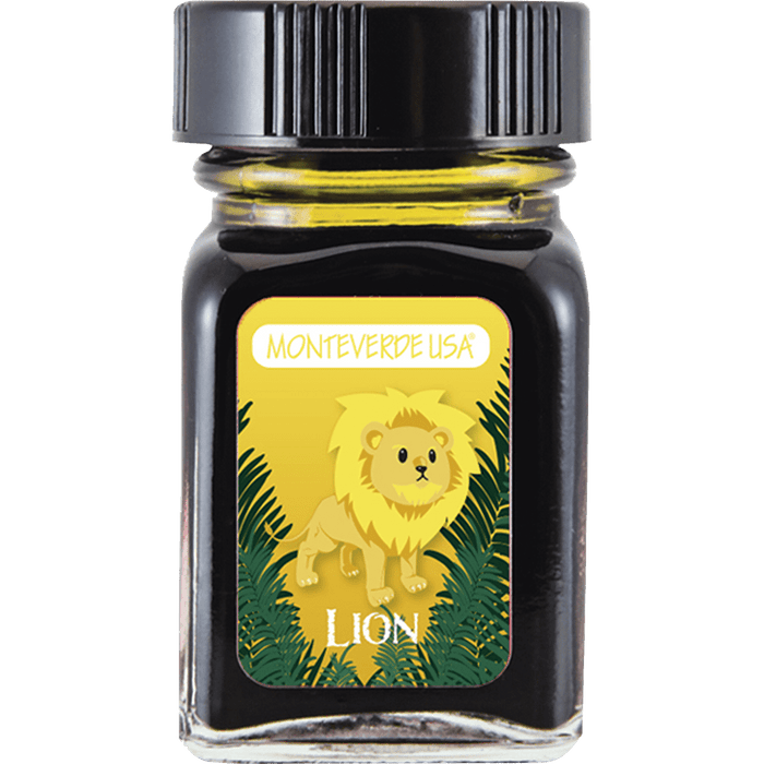 Monteverde Ink Bottle - Jungle Lion (Yellow) - 30 ml - Pen Boutique Ltd