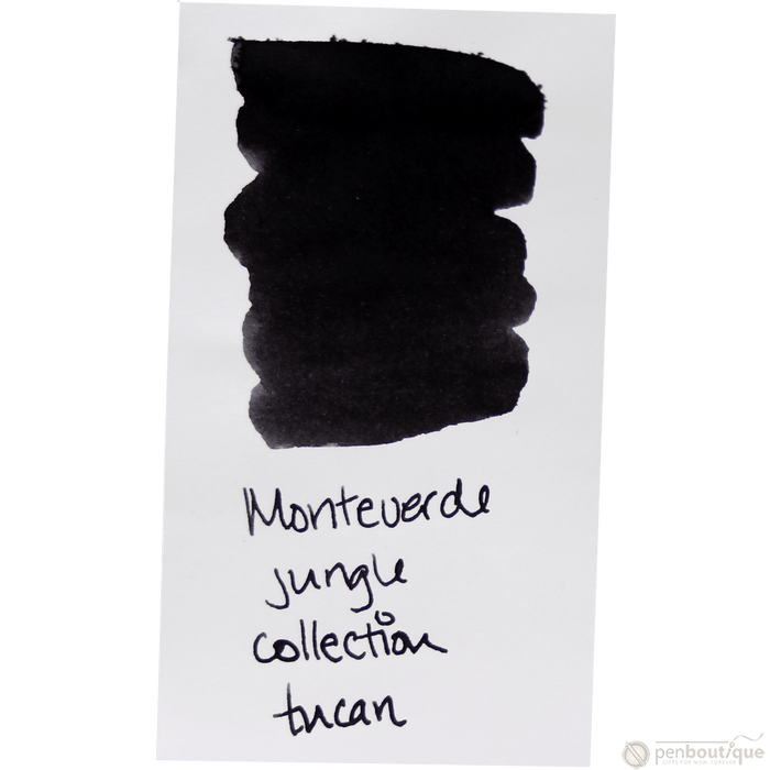 Monteverde Ink Bottle - Jungle Toucan (Black) - 30 ml - Pen Boutique Ltd