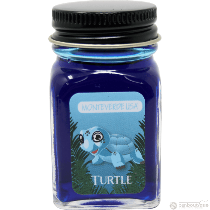 Monteverde Ink Bottle - Jungle Turtle (Turquoise) - 30 ml - Pen Boutique Ltd