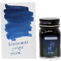 Monteverde Ink Bottle - Jungle Zebra (Blue) - 30 ml - Pen Boutique Ltd