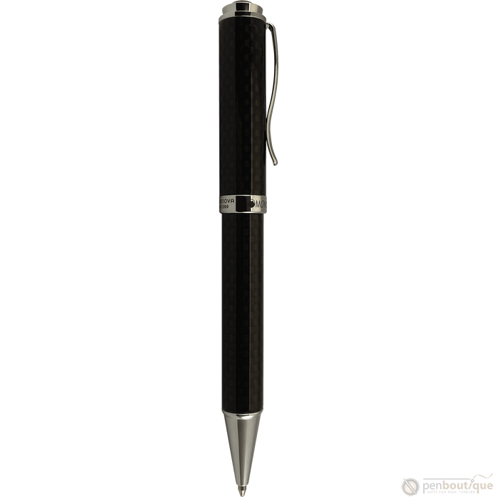 Monteverde Innova Ballpoint Pen - Black - Chrome Trim (20th Anniversary) - Pen Boutique Ltd