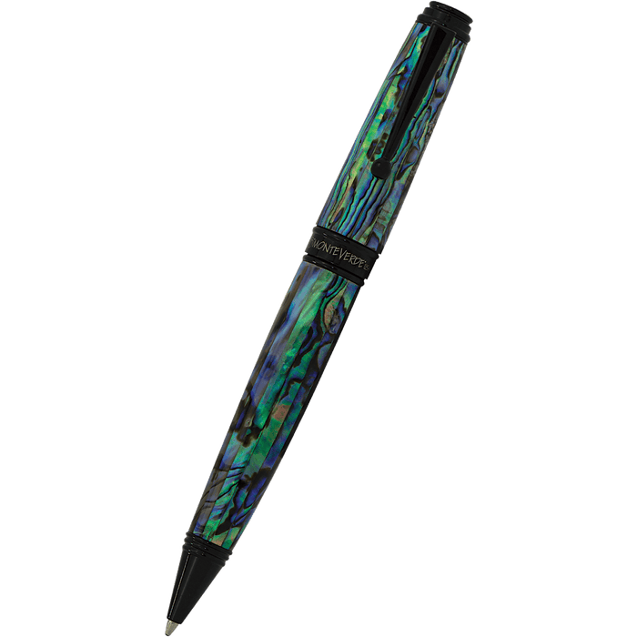 Monteverde Invincia Deluxe Ballpoint Pen - Abalone Gunmetal Trim - Limited Edition - Pen Boutique Ltd