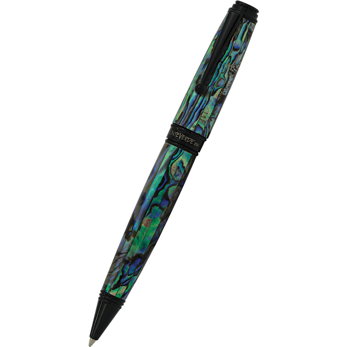 Monteverde Invincia Deluxe Ballpoint Pen - Abalone Gunmetal Trim - Limited Edition - Pen Boutique Ltd