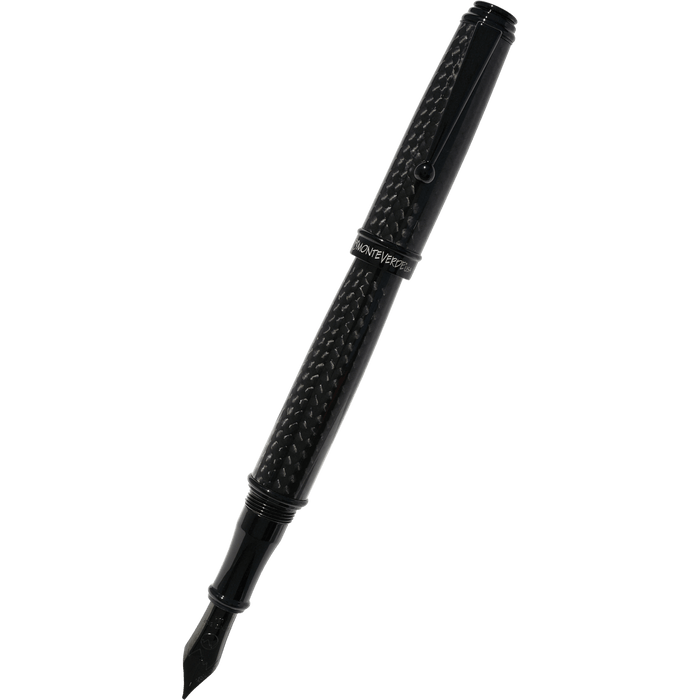 Monteverde Invincia Deluxe Black Fountain Pen - Pen Boutique Ltd