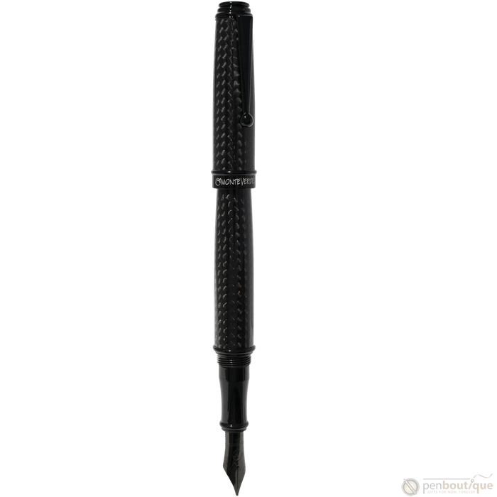 Monteverde Invincia Deluxe Black Fountain Pen - Pen Boutique Ltd