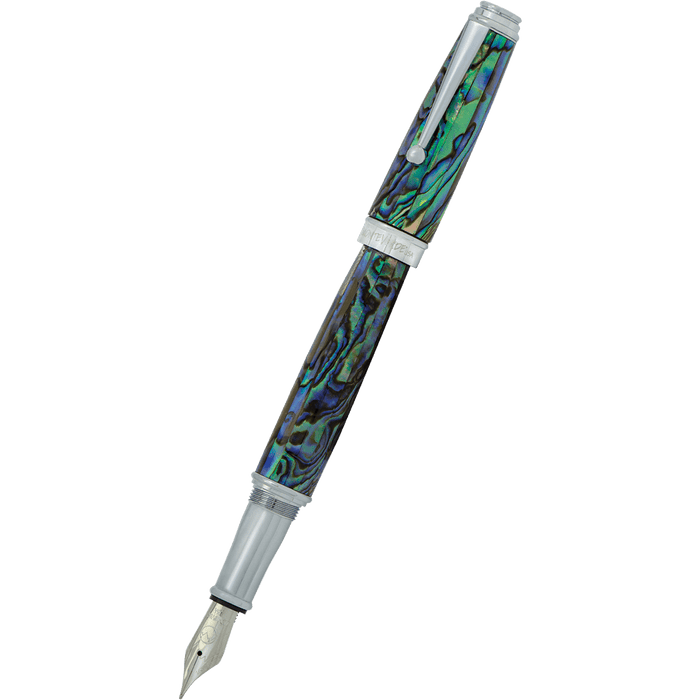 Monteverde Invincia Deluxe Fountain Pen - Abalone Chrome Trim - Limited Edition - Pen Boutique Ltd