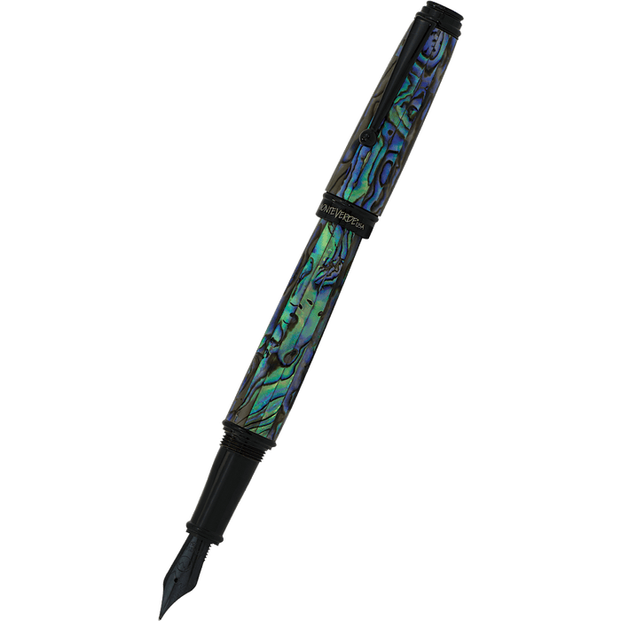 Monteverde Invincia Deluxe Fountain Pen - Abalone Gunmetal Trim - Limited Edition - Pen Boutique Ltd