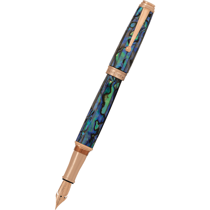 Monteverde Invincia Deluxe Fountain Pen - Abalone Rosegold Trim - Limited Edition - Pen Boutique Ltd