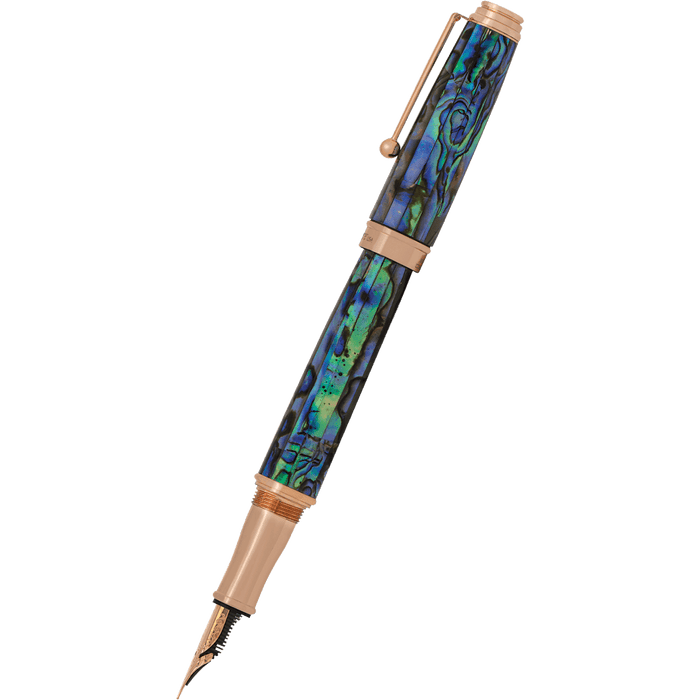 Monteverde Invincia Deluxe Fountain Pen - Abalone Rosegold Trim - Limited Edition - Pen Boutique Ltd