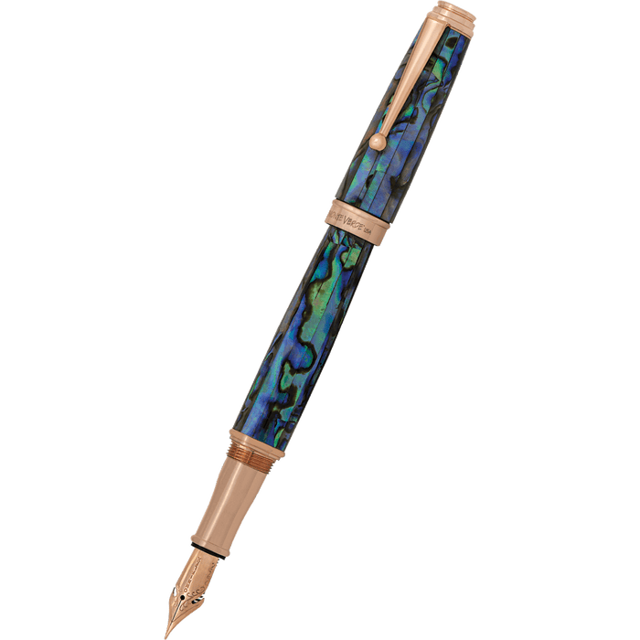 Monteverde Invincia Deluxe Fountain Pen - Abalone Rosegold Trim - Limited Edition - Pen Boutique Ltd