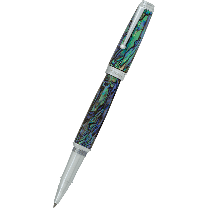 Monteverde Invincia Deluxe Rollerball Pen - Abalone Chrome Trim - Limited Edition - Pen Boutique Ltd