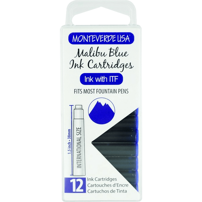 Monteverde Malibu Blue - Ink Cartridges - Pen Boutique Ltd