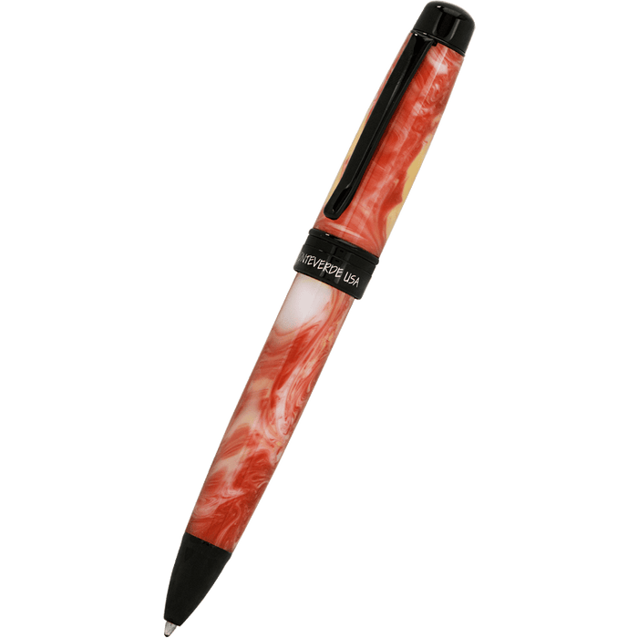 Monteverde Prima Ballpoint Pen - Red Swirl - Pen Boutique Ltd