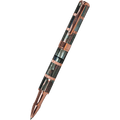 Monteverde Regatta Rollerball Pen - Limited Edition - Black Mother of Pearl - Rose Gold Trim - Pen Boutique Ltd