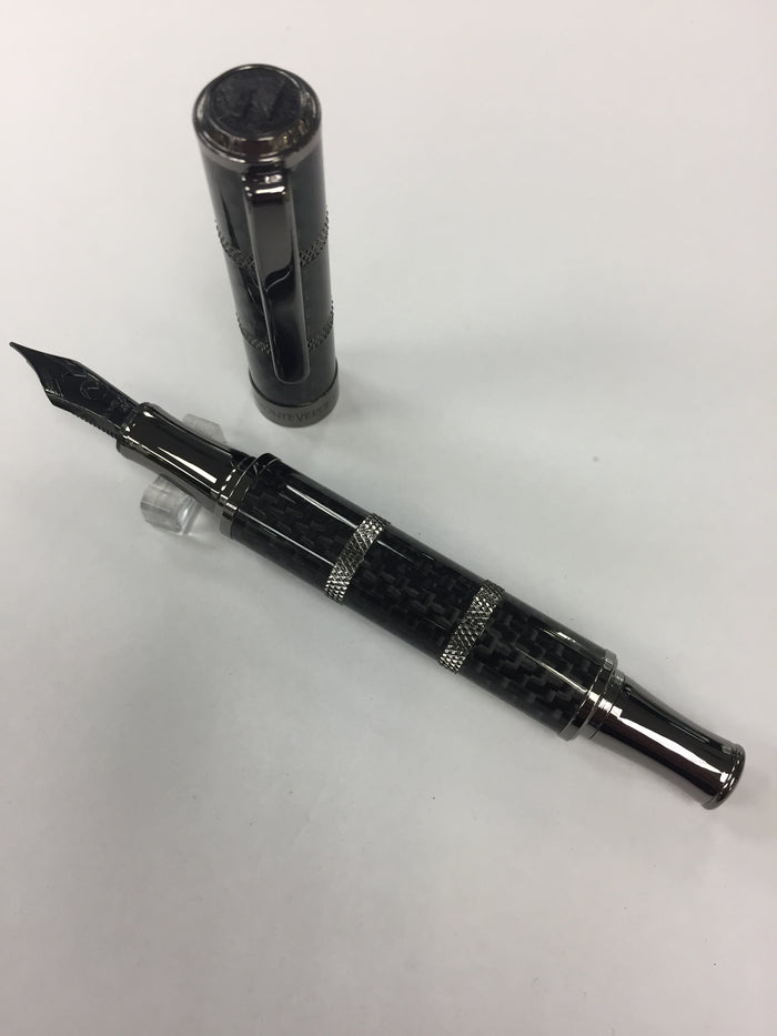 Monteverde Regatta Sport Fountain Pen - Full Carbon Black - Pen Boutique Ltd