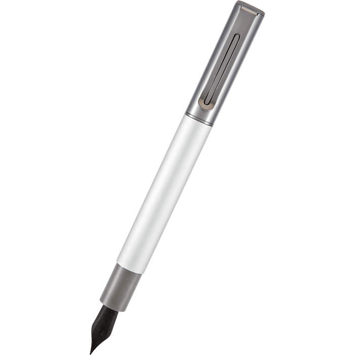 Monteverde Ritma Fountain Pen - Silver - Pen Boutique Ltd