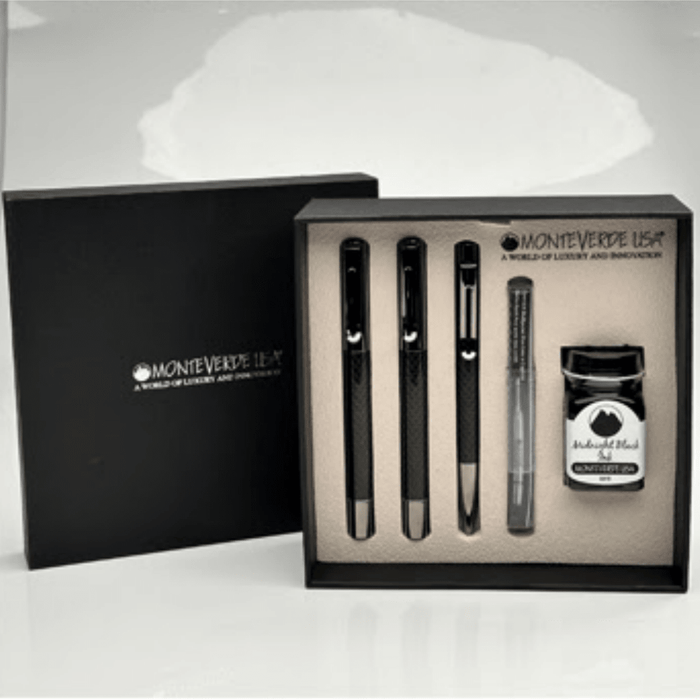 Monteverde Ritma Gift Set - Annual Collectible 2022 - Carbon Fiber (Special Edition) - Pen Boutique Ltd