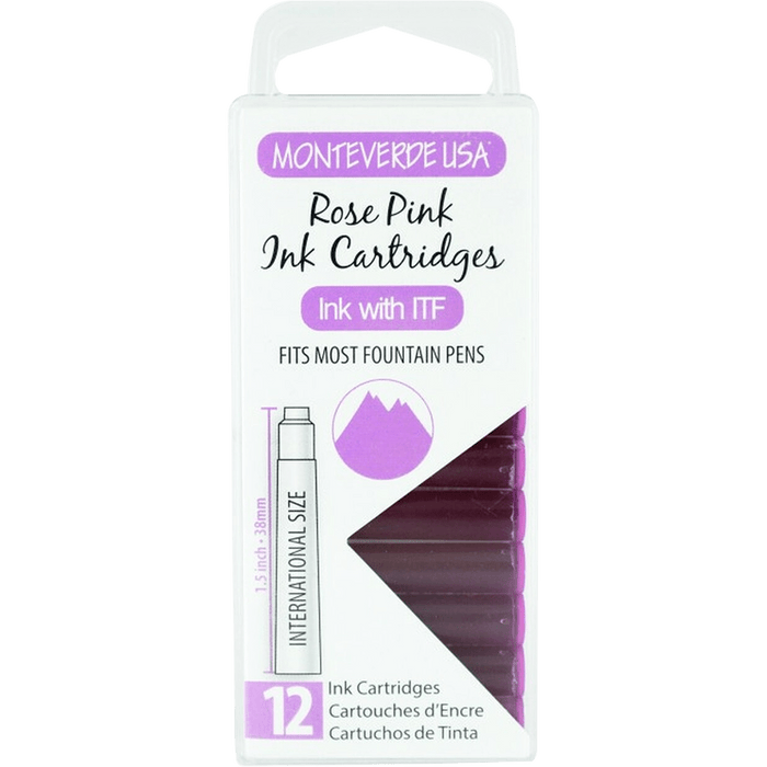 Monteverde Rose Pink - Ink Cartridges - Pen Boutique Ltd
