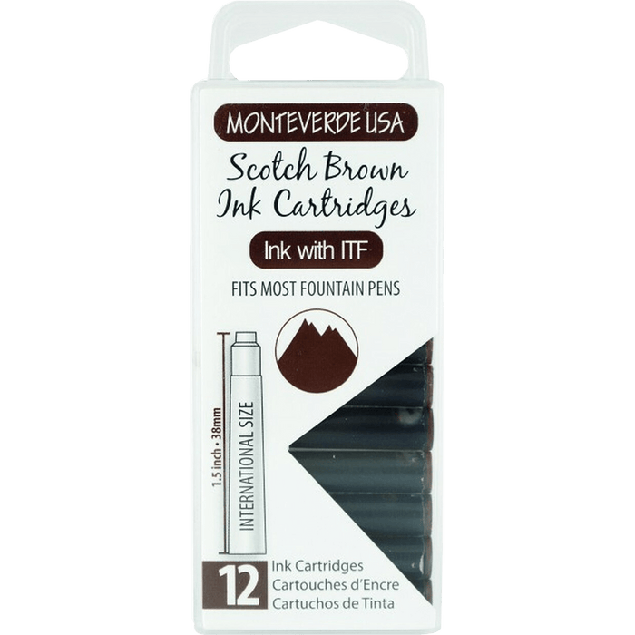 Monteverde Scotch Brown - Ink Cartridges - Pen Boutique Ltd