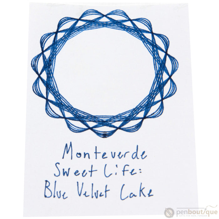 Monteverde Sweet Life Ink Bottle - Blue Velvet Cake - 30ml - Pen Boutique Ltd