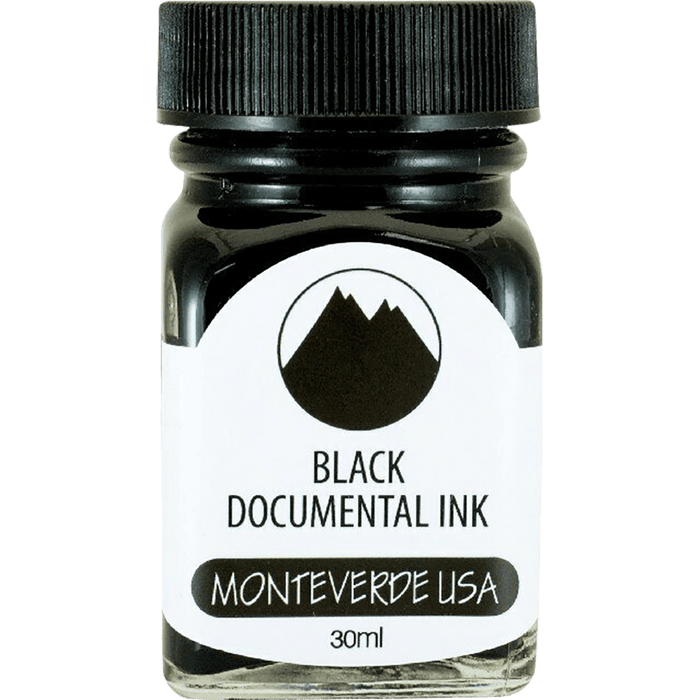 Monteverde World of Colors Documental Black Ink Bottle 30 ml - Pen Boutique Ltd