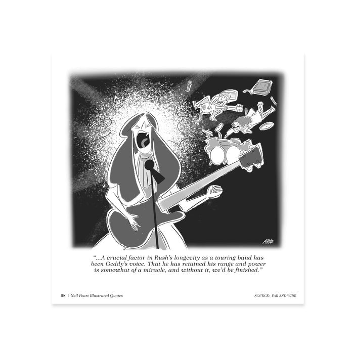 Neil Peart - The Illustrated Quotes Book