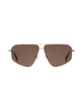 NuBoheme Aviator Sunglasses in Matte Gold