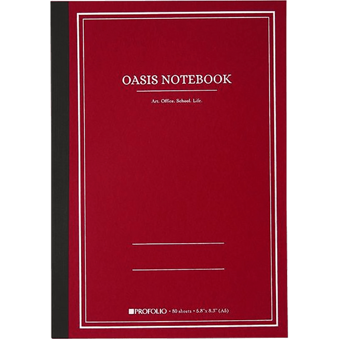 Oasis ProFolio Notebook - Brick - Medium - Pen Boutique Ltd