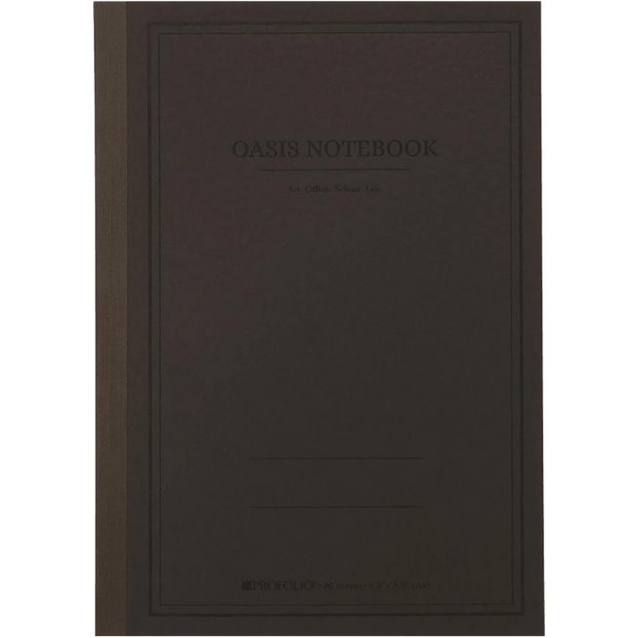 Oasis ProFolio Notebook - Charcoal - Medium - Pen Boutique Ltd