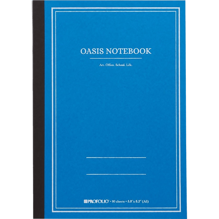 Oasis ProFolio Notebook - Sky Blue - Medium - Pen Boutique Ltd