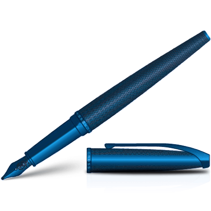 On Sale : Cross ATX Fountain Pen - Dark Blue - Pen Boutique Ltd