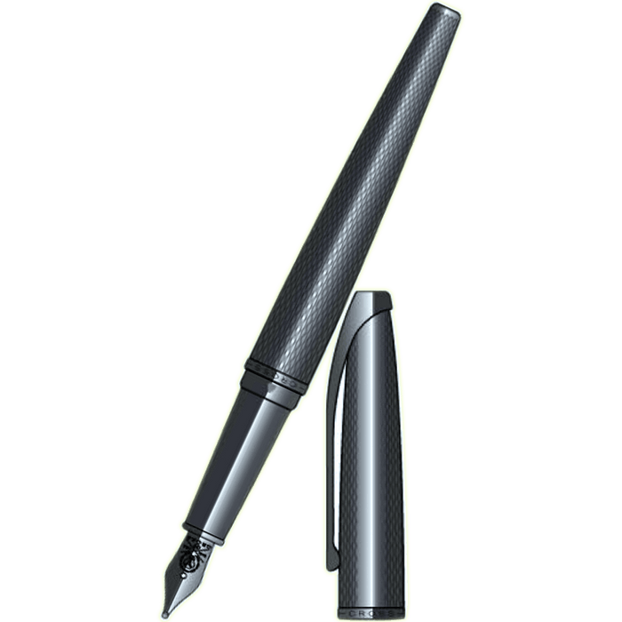Cross ATX Fountain Pen - Titanium Gray - Pen Boutique Ltd