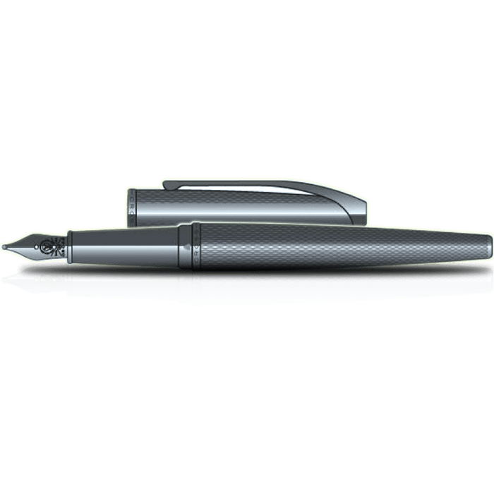 Cross ATX Fountain Pen - Titanium Gray - Pen Boutique Ltd