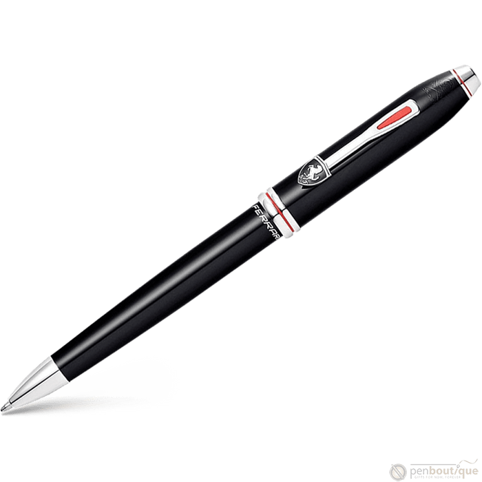 On Sale: Cross Townsend Ballpoint Pen - Scuderia Ferrari - Glossy Black - Rhodium Trim - Pen Boutique Ltd