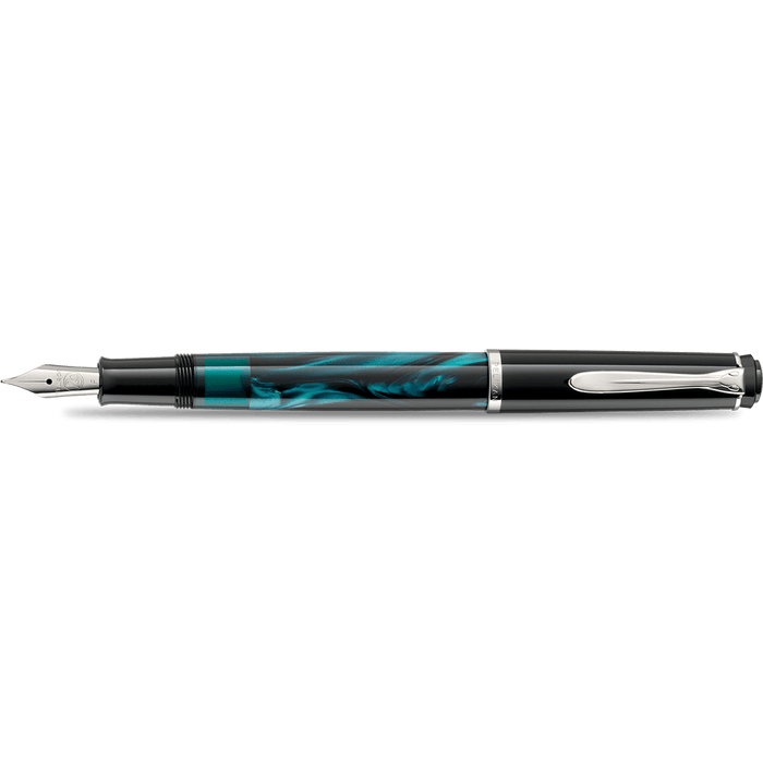 On Sale : Pelikan Classic Fountain Pen - M205 Petrol - Marbled (Special Edition) - Pen Boutique Ltd
