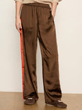 On Track Satin Pant Espresso Martini