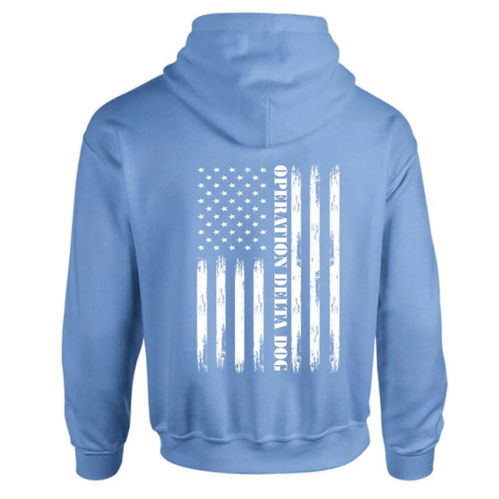 Operation Delta Dog Distressed Flag Hoodie
