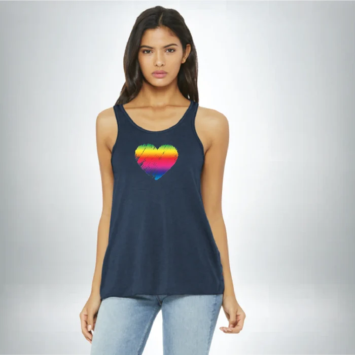 Operation Delta Dog Ladies Pride Heart Tank
