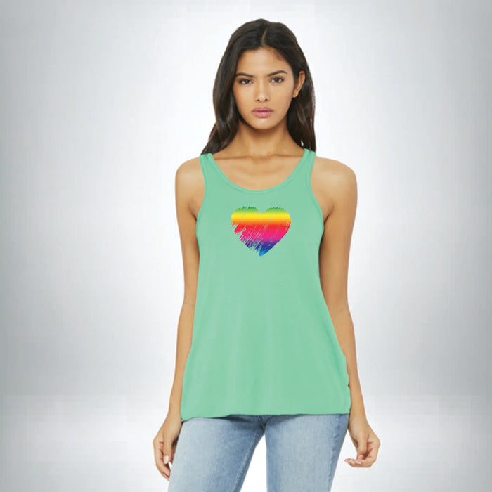 Operation Delta Dog Ladies Pride Heart Tank