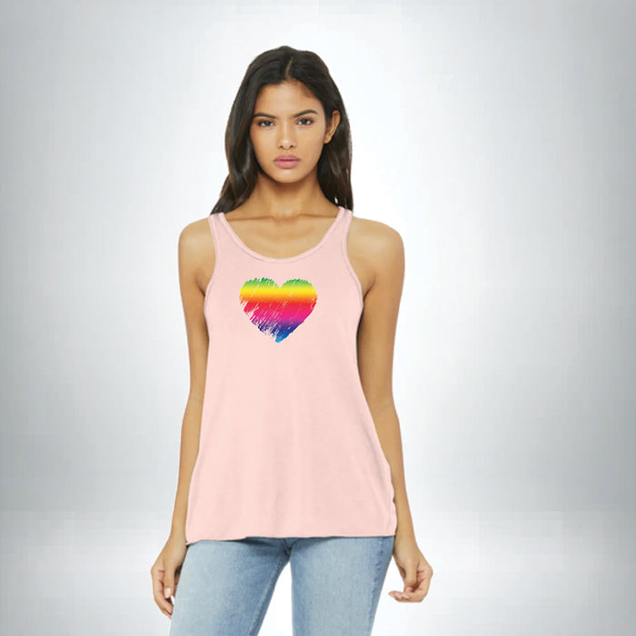 Operation Delta Dog Ladies Pride Heart Tank