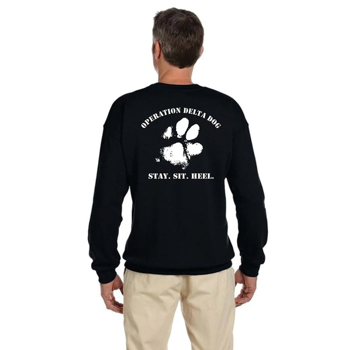 Operation Delta Dog Muddy Paw Crew Neck Sweatshirt
