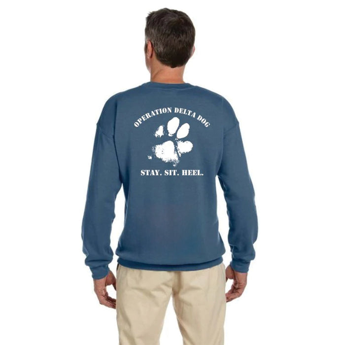 Operation Delta Dog Muddy Paw Crew Neck Sweatshirt