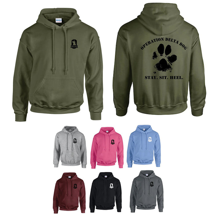 Operation Delta Dog Muddy Paw Hoodie