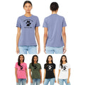 Operation Delta Dog Muddy Paw Ladies Bella Relaxed Fit T-Shirt