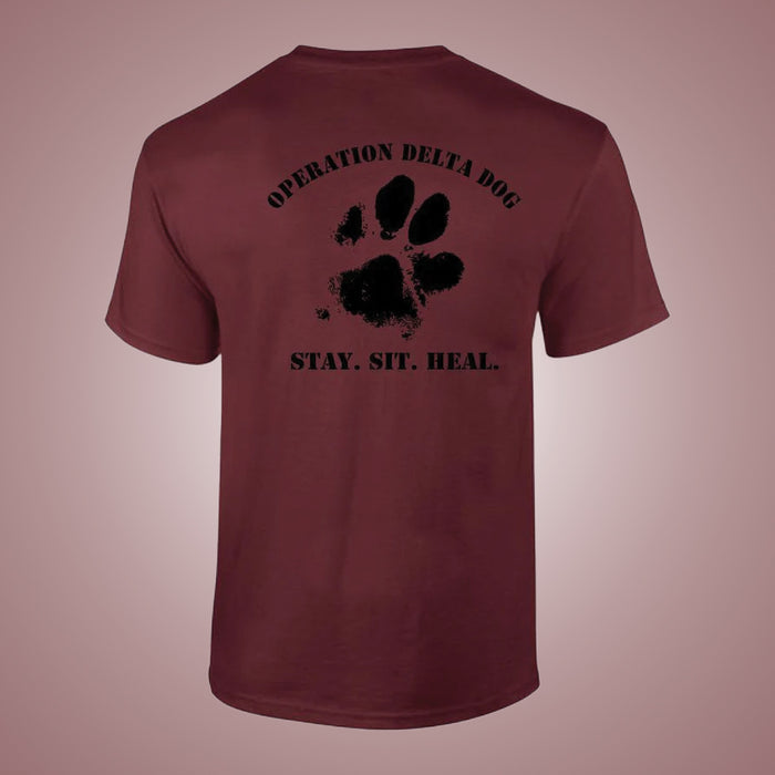 Operation Delta Dog Muddy Paw T-Shirt