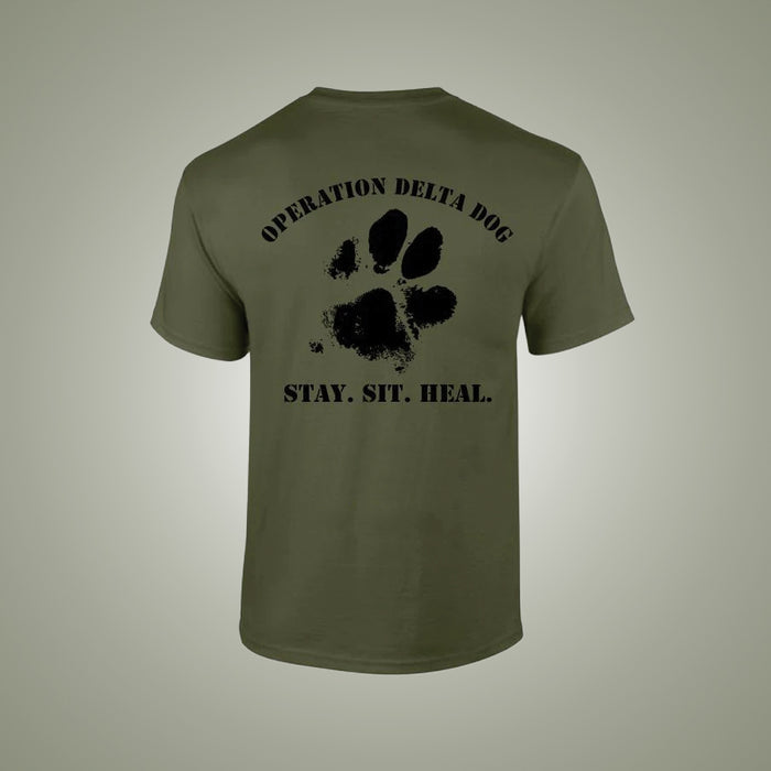 Operation Delta Dog Muddy Paw T-Shirt