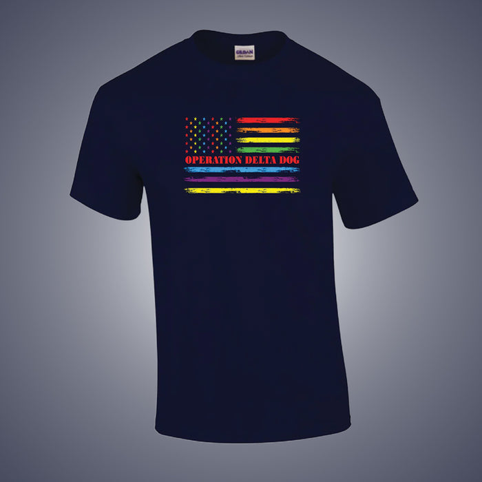 Operation Delta Dog Pride Flag T-Shirt